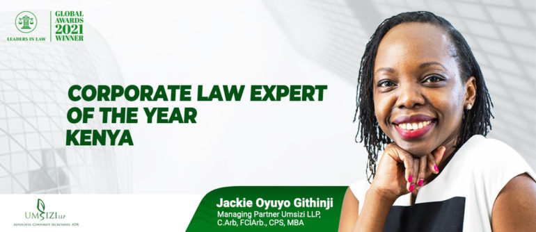Leaders in Law Global Awards 2021 Winner